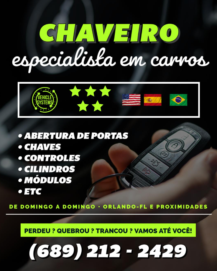 Chaveiro especialista em carros